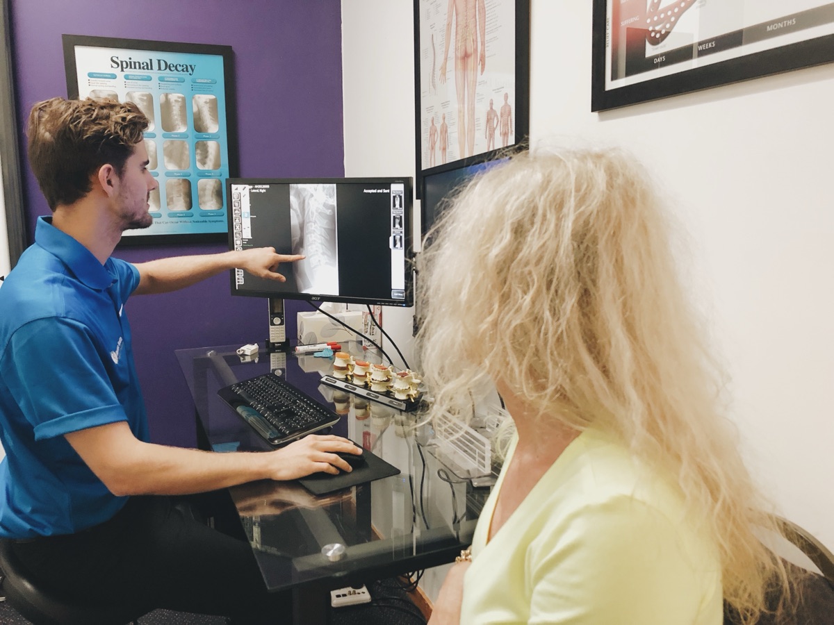 Treatment room at Absolute Health Mooloolaba chiropractic clinic